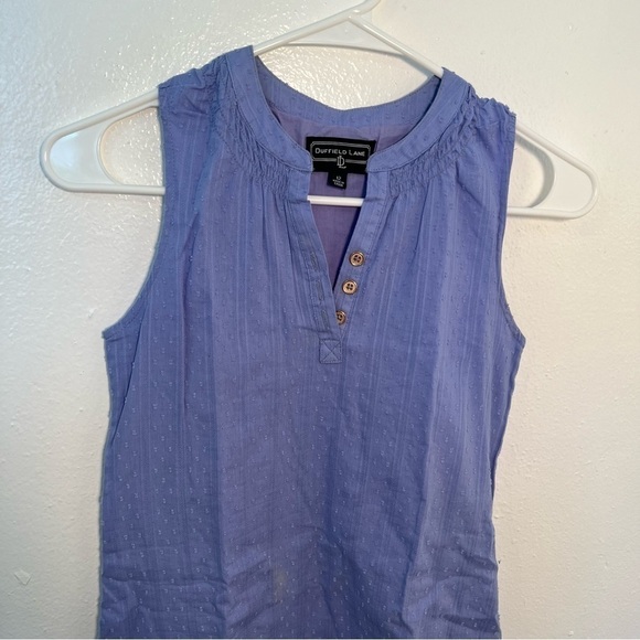 Duffield Lane Sleeveless Shift Dress Purple Shift Dress - Picture 3 of 11